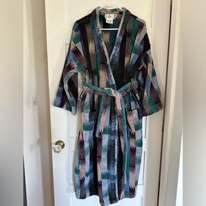 Bill Blass Vintage Super RAD 1980’s unisex terry robe
